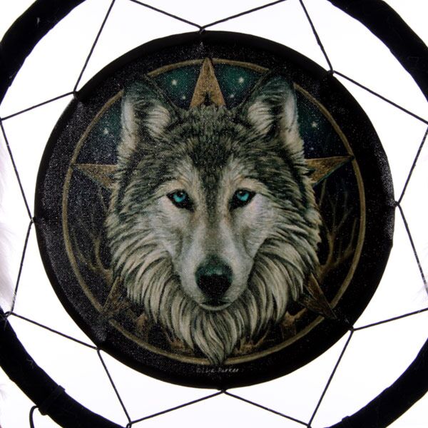 Load image into Gallery viewer, Lisa parker dromenvanger - wolf hoofd 33cm
