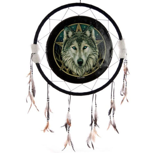 Lisa parker dromenvanger - wolf hoofd 60cm