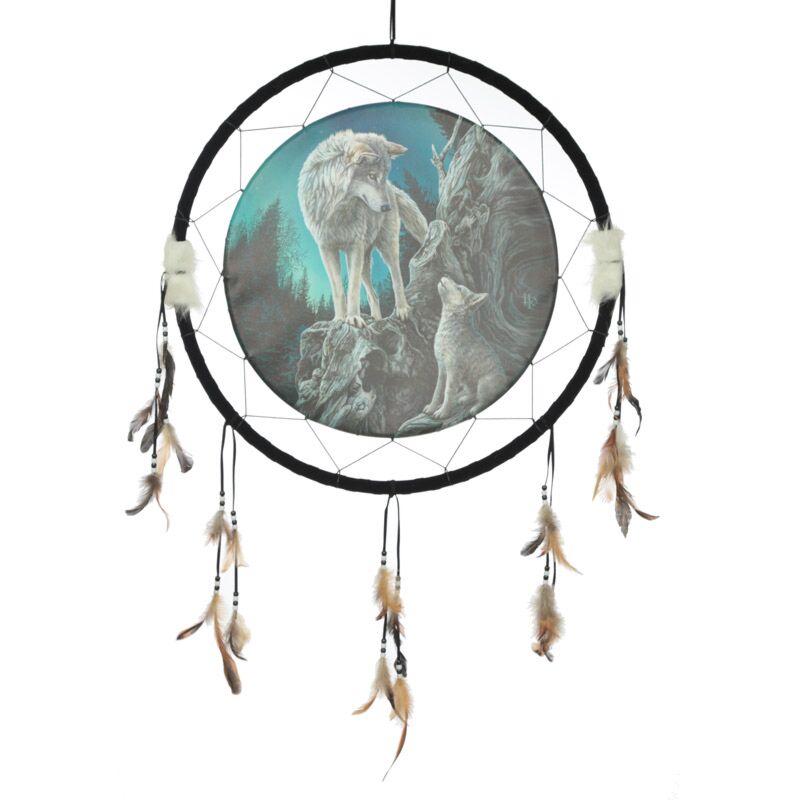 Load image into Gallery viewer, Lisa parker spirit wolf droomvanger 60cm
