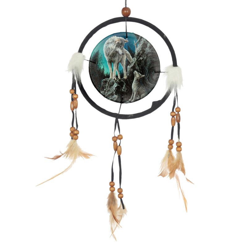 Load image into Gallery viewer, Lisa parker spirit wolf droomvanger 16cm
