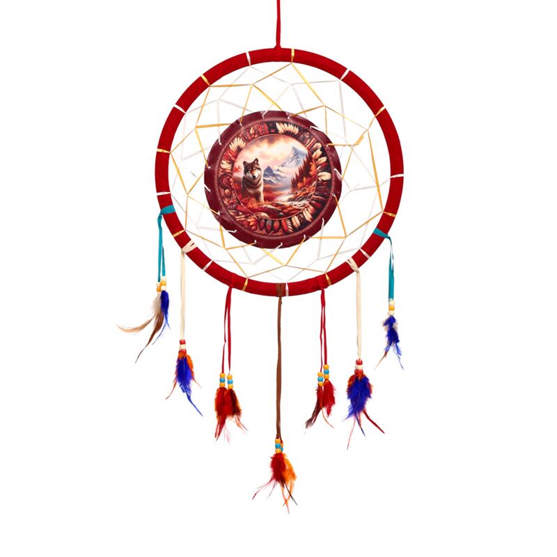 Load image into Gallery viewer, Herfst wolf dromenvanger 33cm
