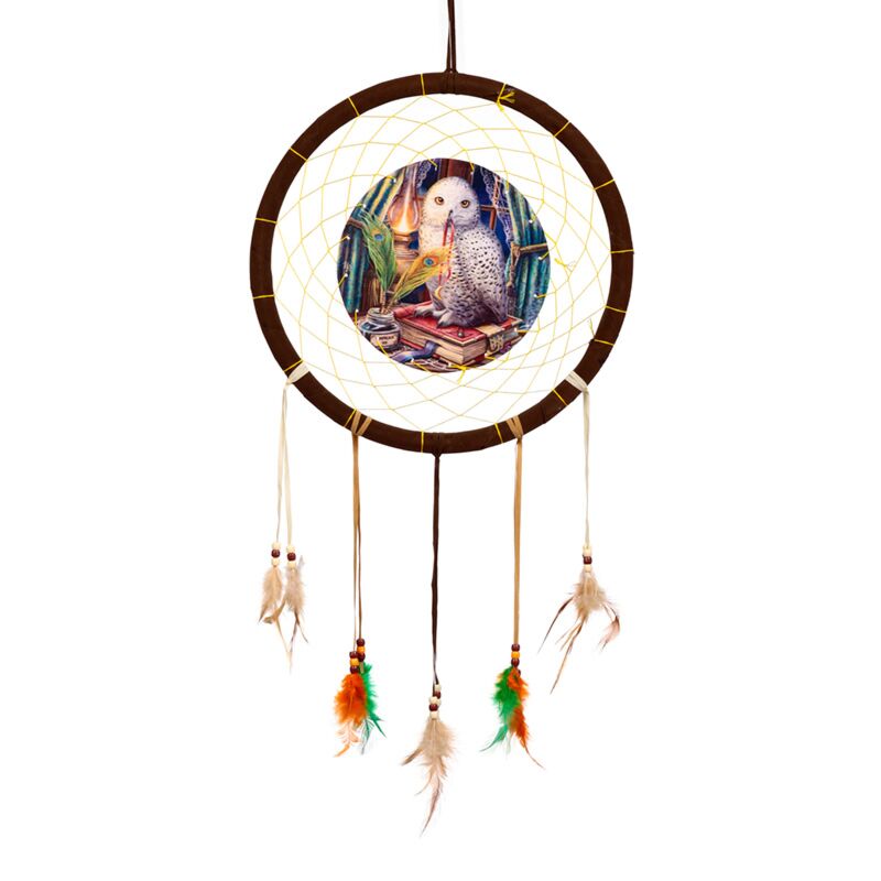 Load image into Gallery viewer, Lisa parker wachter van spreuken uil dromenvanger 33cm
