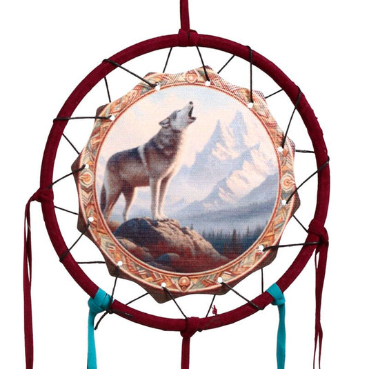 Berg wolf dromenvanger 16cm