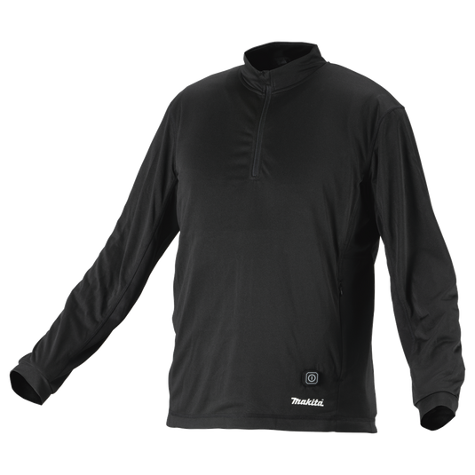 Makita verwarmd ondershirt met rits m - dcx201bm