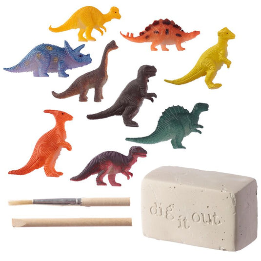 Rawr mini dinosaurusus opgravings set