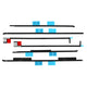 Display tape adhesive strips imac 21.5 inch a1418 a2116