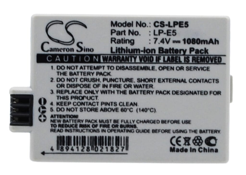 Load image into Gallery viewer, Blu-basic digitale camera accu 7.4v 1080mah li-ion voor canon
