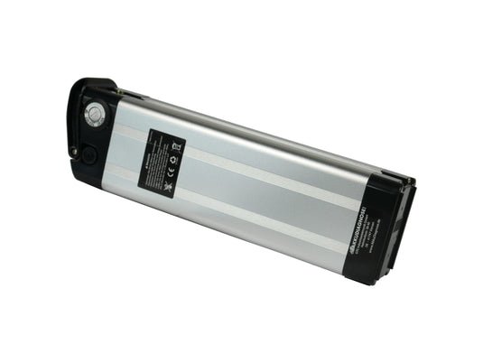 Phylion compatible fietsaccu 36 37v 14.5ah silverfish (zilver)