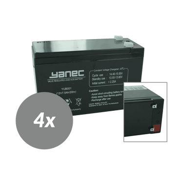 Yanec ups batterij vervangingsset rbc25 (excl. kabels)