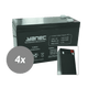 Yanec ups batterij vervangingsset rbc107 (excl. kabels)