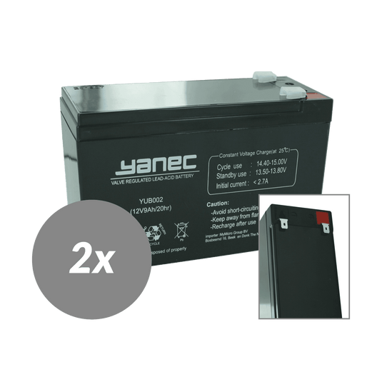 Yanec ups batterij vervangingsset rbc160 (excl. kabels)