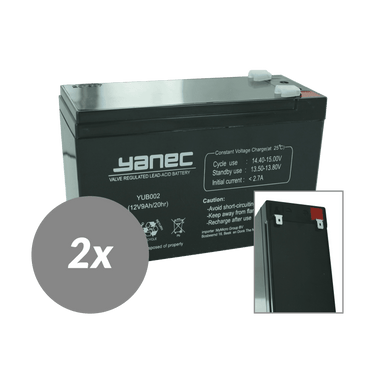Yanec ups batterij vervangingsset rbc163 (excl. kabels)