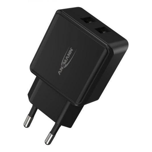 Ansmann home charger hc212 zwart 12w
