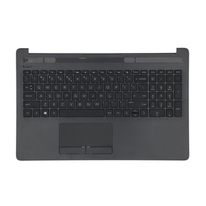 Ty hp laptop toetsenbord qwer us + top cover - zwart