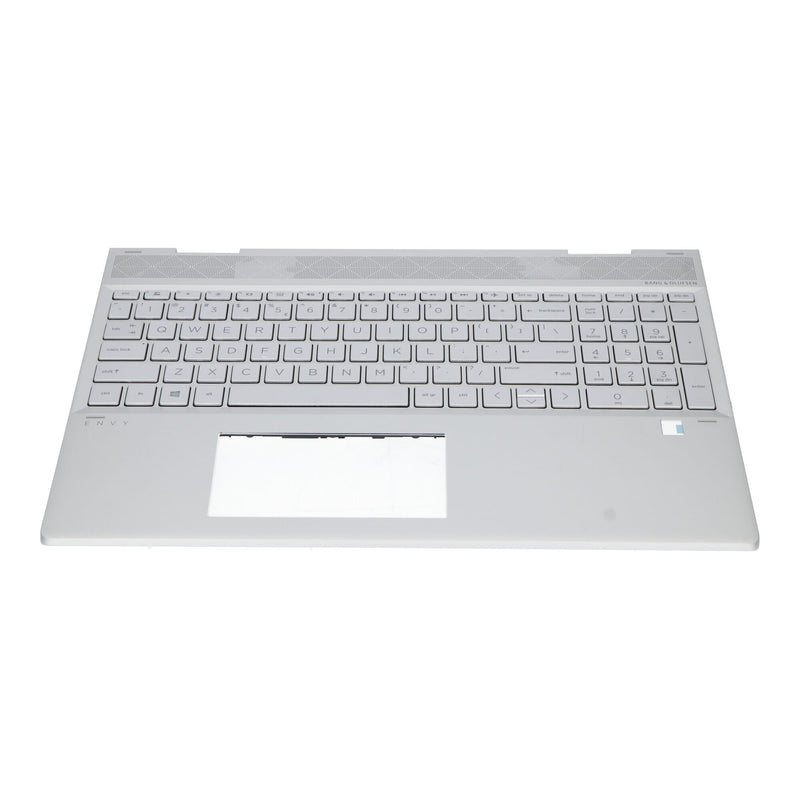 Load image into Gallery viewer, Hp laptop toetsenbord qwerty us + top cover - zilver

