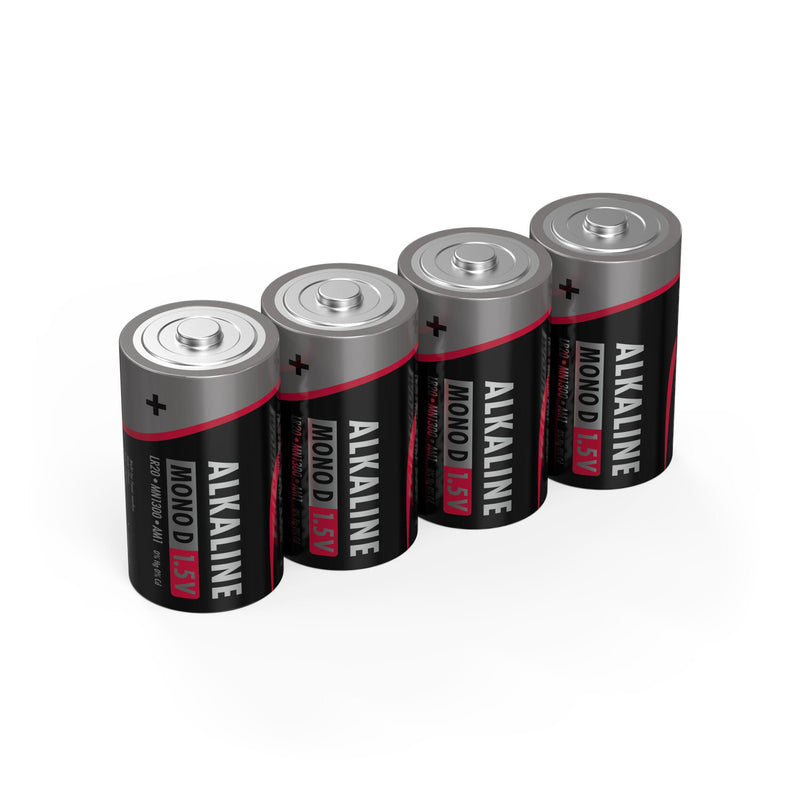 Load image into Gallery viewer, Ansmann alkaline batterij mono d lr20 4 pcs. krimpfolie
