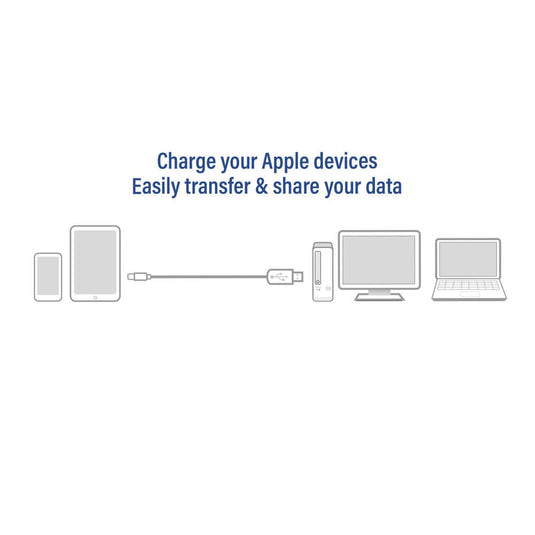 Act usb a naar lightning laad- en datakabel 2m mfi certified