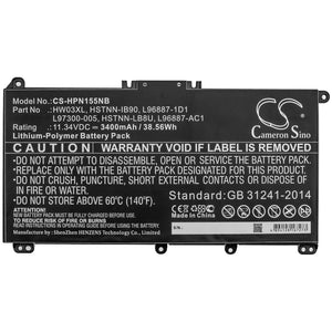 Laptop accu 3400mah