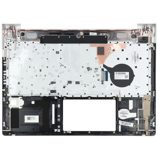 Ty hp laptop toetsenbord qwer us + top cover - zilver