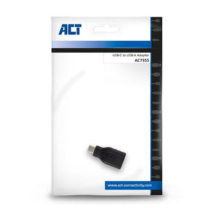 Act usb-c-adapter zwart ac7355