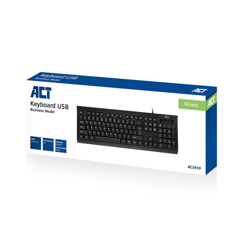 Load image into Gallery viewer, Act business toetsenbord usb (qwerty us layout)
