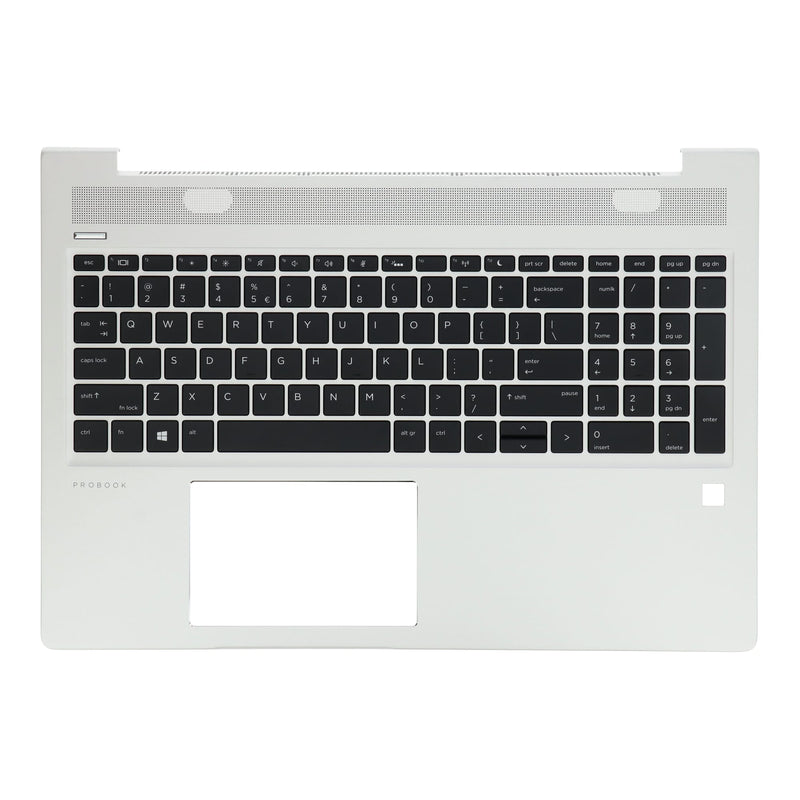 Load image into Gallery viewer, Hp laptop toetsenbord qwerty us + top cover, backlight
