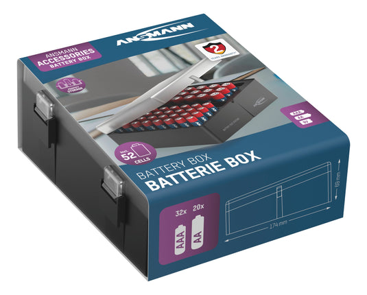Ansmann alkaline batterij aaa aa 52 pcs