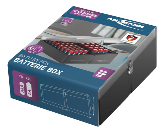 Ansmann alkaline batterij aaa aa 52 pcs