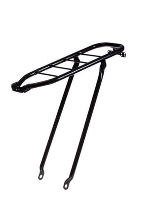 Steco achterdrager 28 inch aldo 50cm glans zwart 6mm