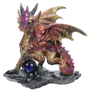 Enchanted nightmare draak - bergkristal waarzegger