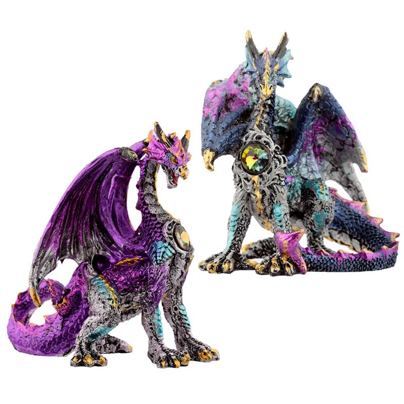Load image into Gallery viewer, Dark legends kristal schild draak
