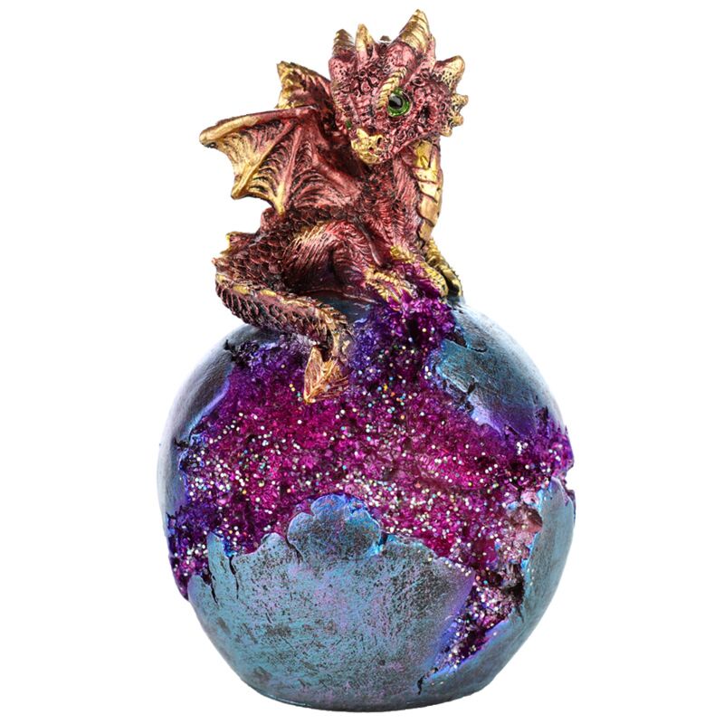 Load image into Gallery viewer, Baby draak led geode drakenei
