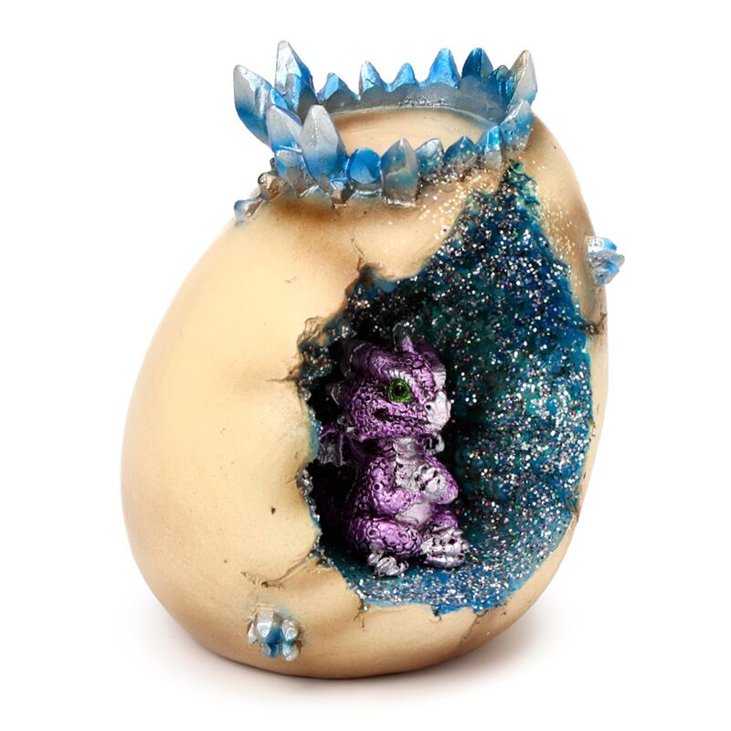 Load image into Gallery viewer, Elements baby draak kristal ei waxinelichthouder
