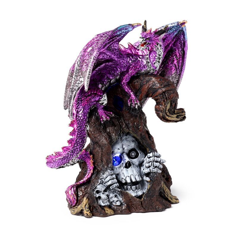 Load image into Gallery viewer, Dark legends keeper of the death gate dragon amethist led
