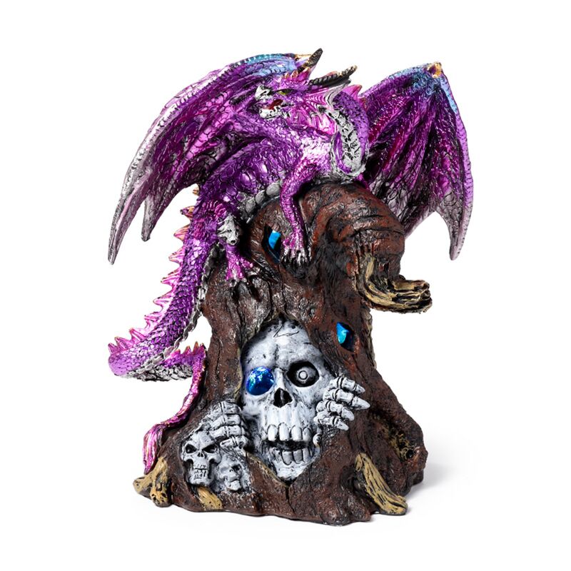 Load image into Gallery viewer, Dark legends keeper of the death gate dragon amethist led
