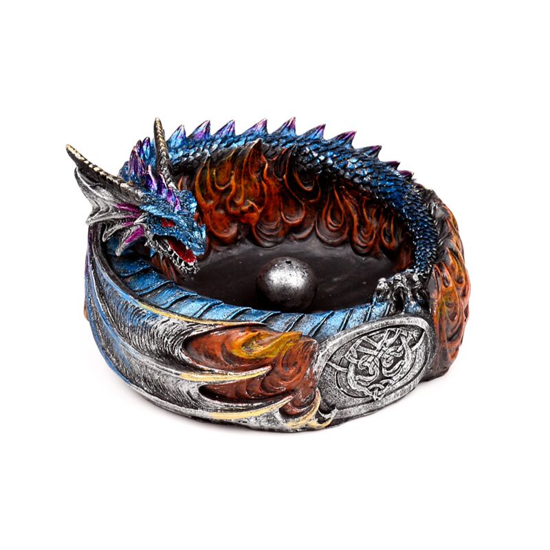 Load image into Gallery viewer, Dark legends circle of fire draak wierookhouder
