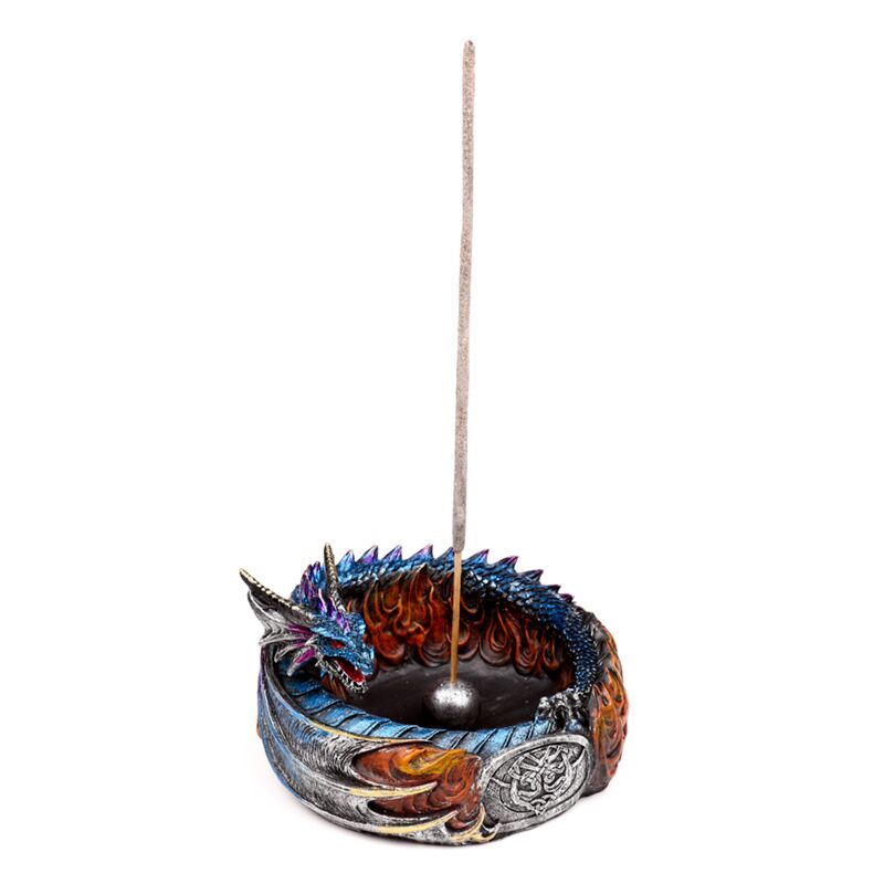 Load image into Gallery viewer, Dark legends circle of fire draak wierookhouder
