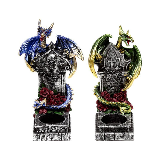 Dark legends wachter van de dood draak waxinelichthouder