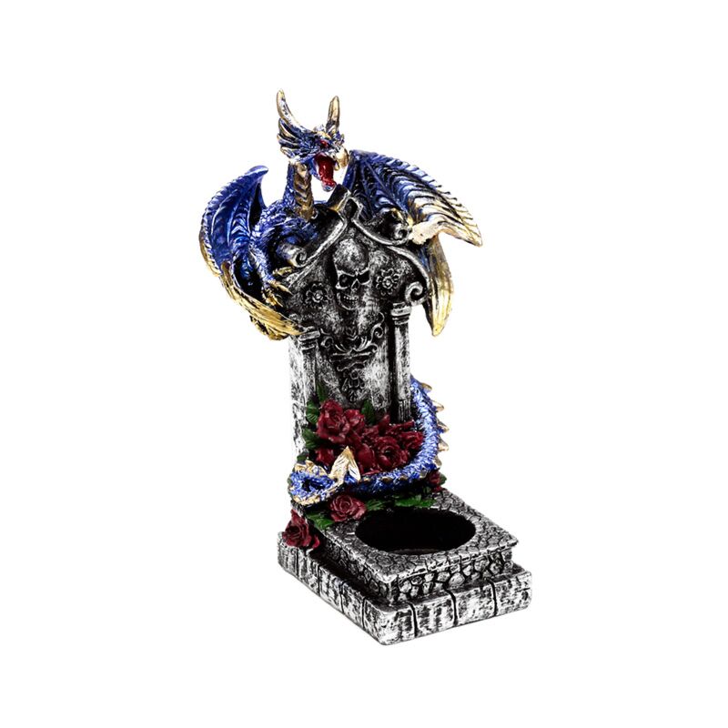 Load image into Gallery viewer, Dark legends wachter van de dood draak waxinelichthouder
