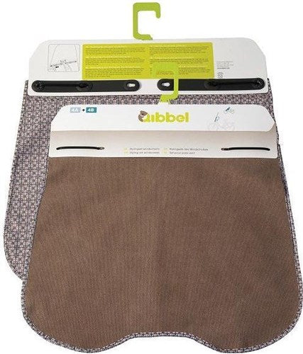 Qibbel stylingset windscherm canvas brown