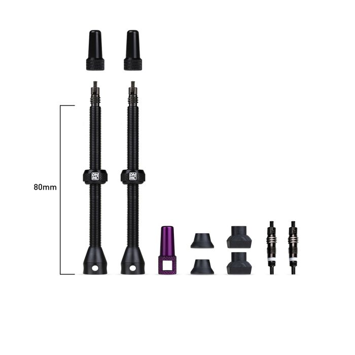 Afbeelding laden in galerijviewer, Dynamic barkeeper tubeless valves 80mm - 1set
