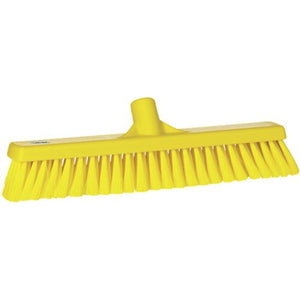 Vikan bezem medium 400mm geel