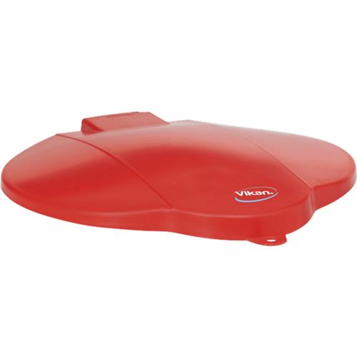 Vikan emmerdeksel rood 12 ltr. met schenktuit