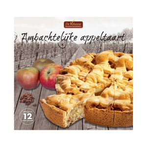 De veluwse banketbakkerij ambachtelijke appeltaart 12 stuks (2 kg)