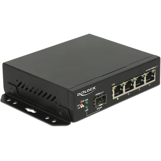 DeLOCK Gigabit Ethernet Switch 4 Port + 1 SFP