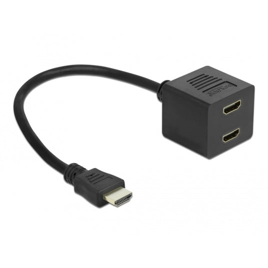 DeLOCK High Speed HDMI Splitter met Ethernet 1x male naar