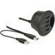 DeLOCK In-Desk Hub 4 Port USB 3.0
