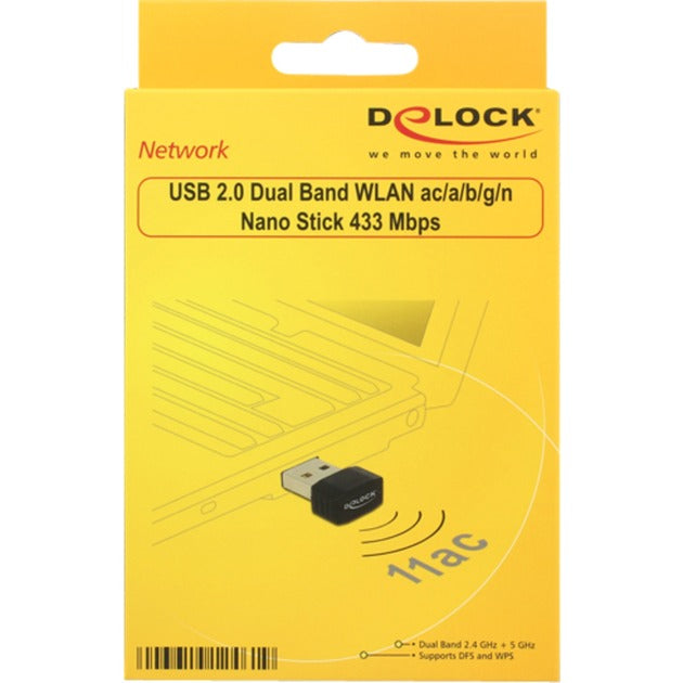Load image into Gallery viewer, DeLOCK USB 2.0 Dual Band WLAN Nano Stick
