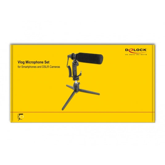 DeLOCK Vlog Shotgun Microphone Set for Smartphones and DS