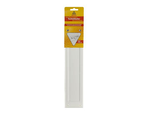 Deltafix brievenbusborstel met klep - wit